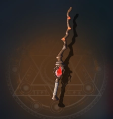 Ember Staff Wand in Wizard Alchemy